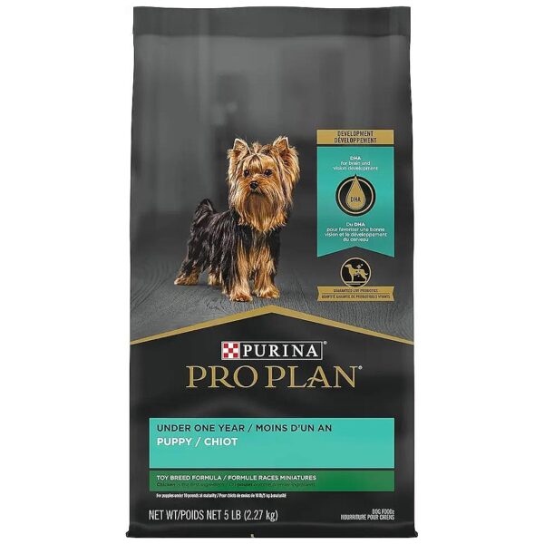 High Protein Kibble for Active Toy Breed Puppies with Real Chicken Formula