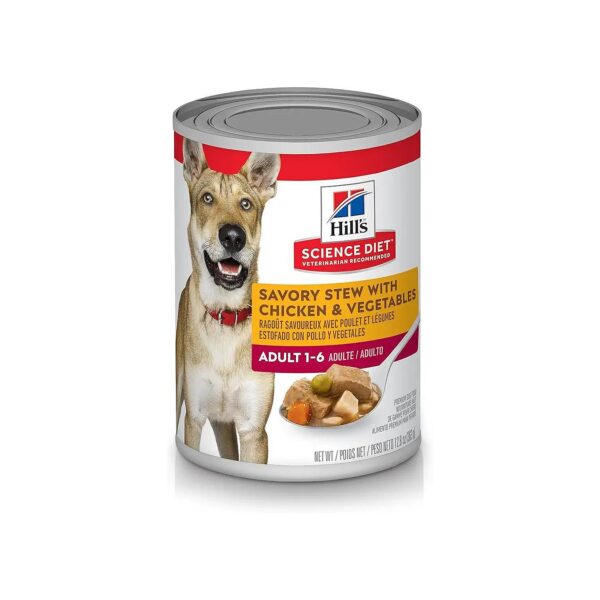 High Protein, Omega-6s, Vitamin E - Gourmet Wet Food for Adult Dogs