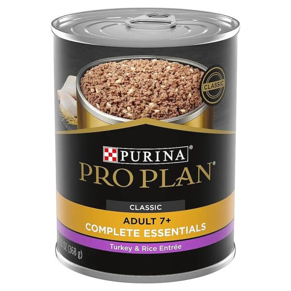 High Protein Turkey and Rice Wet Dog Food for Senior Dogs 7+