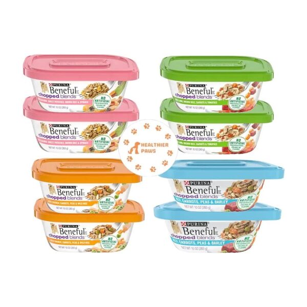 High Protein Wet Dog Food Tub Bundle with Lamb and Beef Flavors