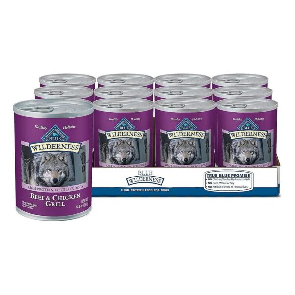 High Protein and Grain Free Wet Dog Food for Adult Dogs