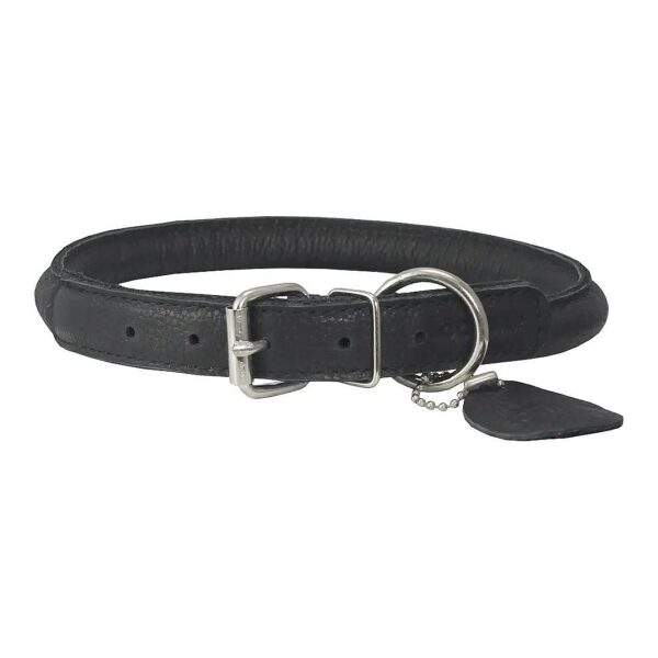 High Quality Genuine Leather Dog Collar for Long Hair Dogs and Puppies