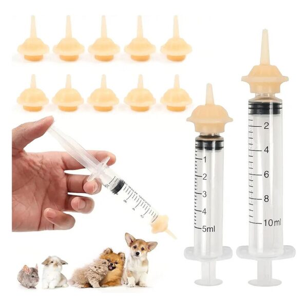 High Quality Silicone Nipples for Kittens and Small Pets