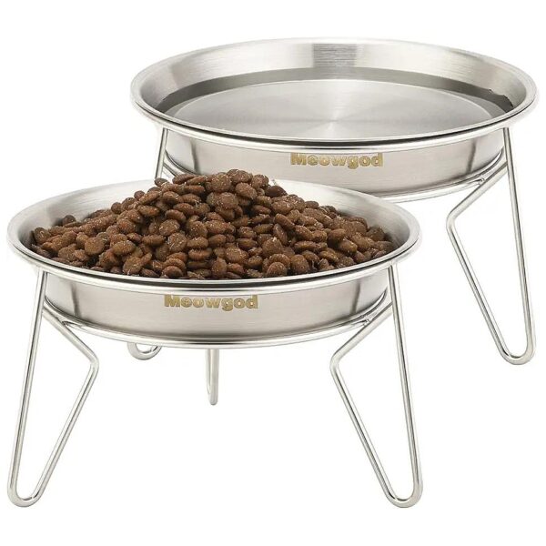 High Quality Stainless Steel Cat Food Bowls for Small and Large Pets