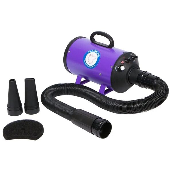 High Velocity Dog Grooming Dryer with Heater for Efficient Pet Cleaning Solution