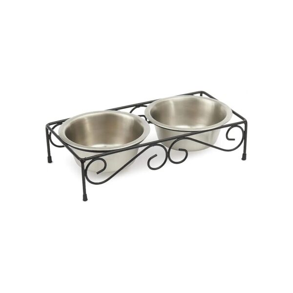 High-Capacity Stainless Steel Pet Feeder for Large and Medium Dogs