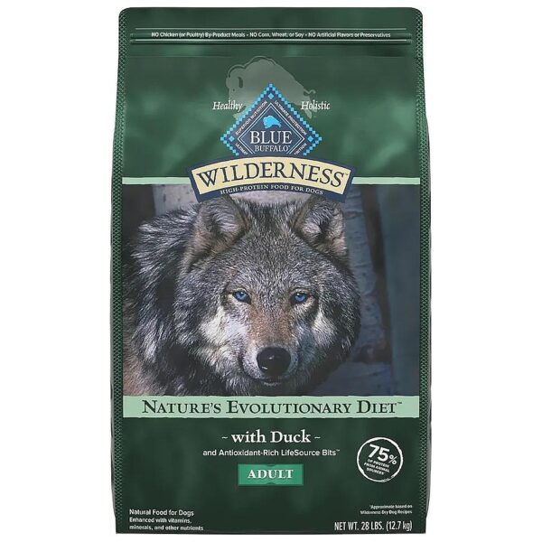 High-Protein Adult Dog Food with Real Duck and Wholesome Grains for Optimal Nutrition