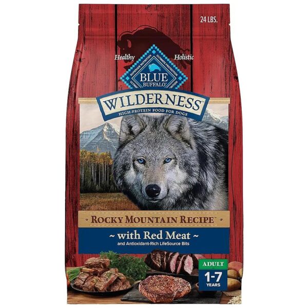 High-Protein Adult Dry Dog Food with Real Beef, Wild Rice, and Wholesome Grains