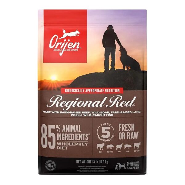 High-Protein Dry Dog Food Made with Fresh and Raw Farm-Raised Meat Ingredients