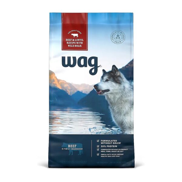 High-Protein Dry Dog Food with Real American Beef and Lentils Source