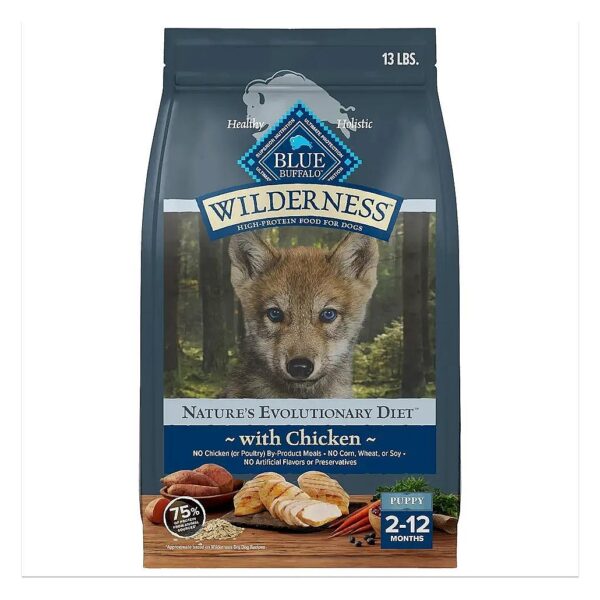 High-Protein Dry Dog Food with Real Chicken and Natural Ingredients for Healthy Living