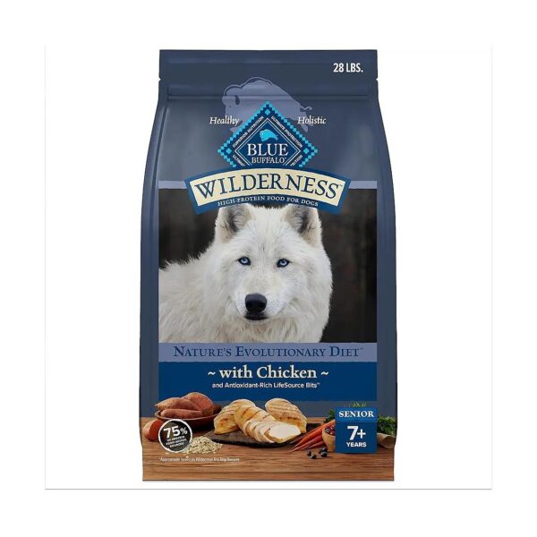 High-Protein Natural Dry Food for Senior Dogs, Packed with Real Chicken and Nutrients