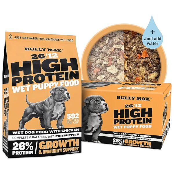 High-Protein Wet Puppy Food with Chicken for Strong Muscles and Healthy Coat