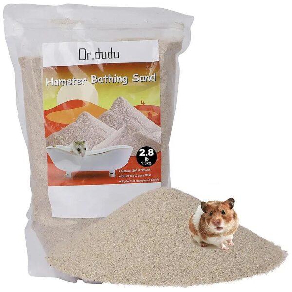 High-Quality Beige Color Hamster Bath Sand Suitable for Small Animals