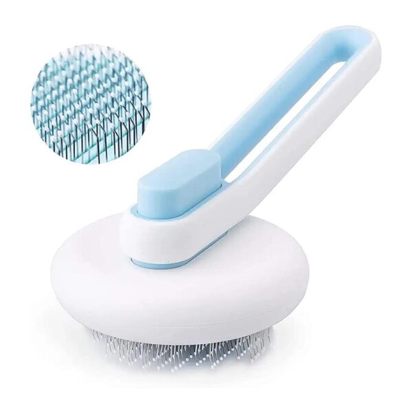 High-Quality Cat Hair Brush for Short or Long Hair Cats, Self Cleaning and Easy to Use