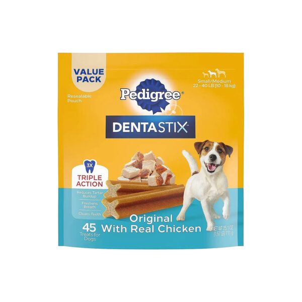 High-Quality Dental Dog Treats for Small to Medium Breed Adult Dogs