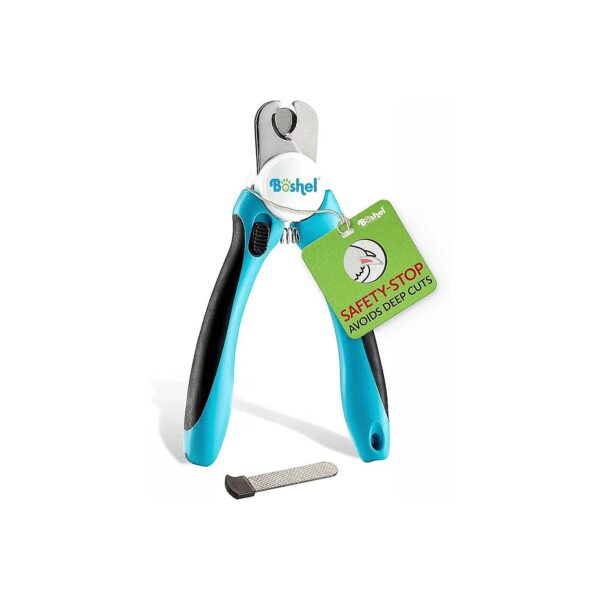 High-Quality Dog Nail Clippers with Free Nail File and Safety Guard for Safe Grooming