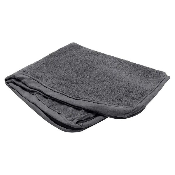 High-Quality Gray Terry and Suede Dog Bed Cover for X-Large Pets, Machine Washable