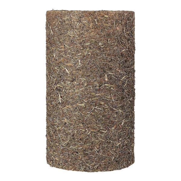 High-Quality Hay Roll with Coated Delicious Meadow Hay Inside and Out