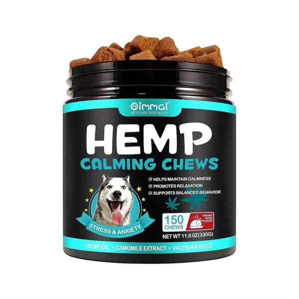 High-Quality Hemp Calming Chews for Dogs Relaxation and Stress Relief