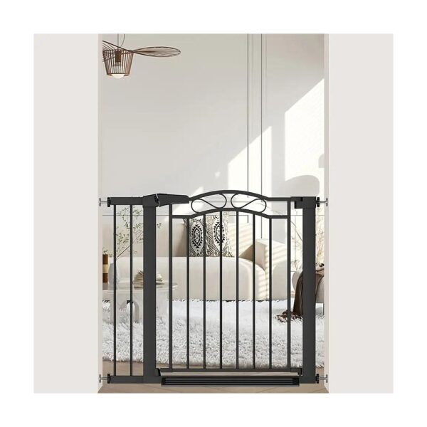 High-Quality Metal Baby Gate for Baby and Pet Safety up to 218 Pounds