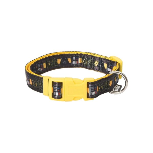 High-Quality Nylon Dog Collar with Authentic Star Wars Darth Vader Design for Medium Dogs