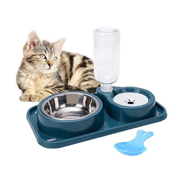 High-Quality Pet Feeder for Small to Medium Size Dogs and Cats with Adjustable Watertank