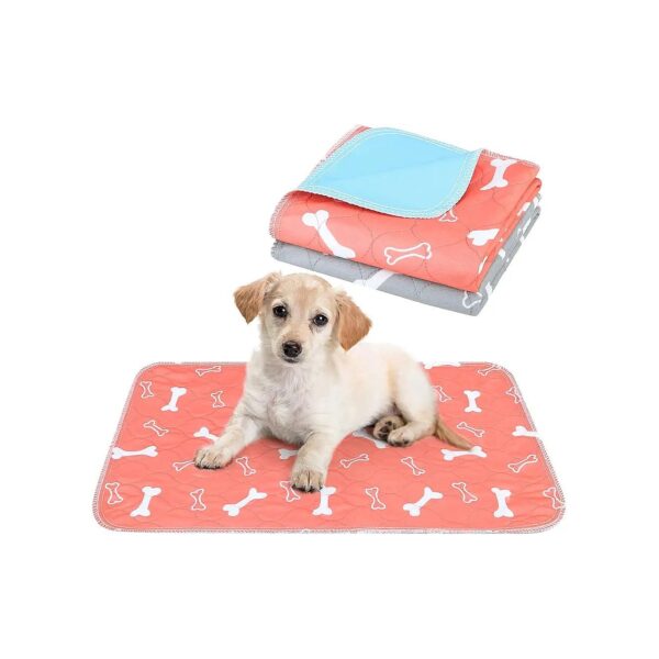 High-Quality Reusable 24"x 16" Polyester Puppy Training Pads for Small Breed Dogs