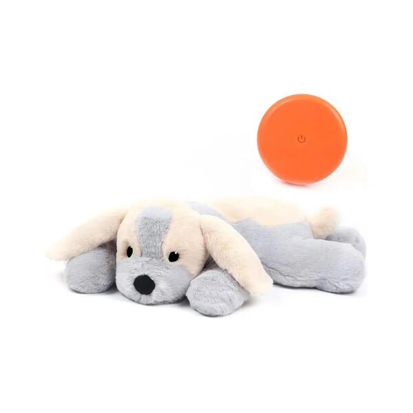 High-Quality Soft Heartbeat Puppy Toy for Pet Anxiety Relief