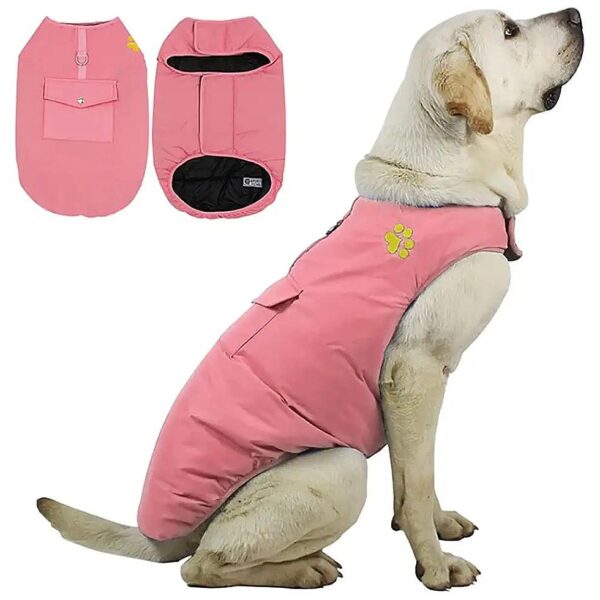 High-Quality, Water-Resistant Dog Winter Coat for Small, Medium, and Large Breeds