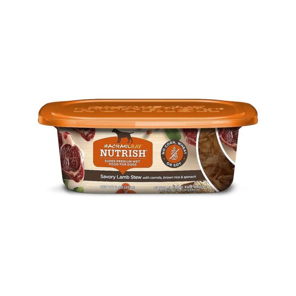 High-Quality Wet Dog Food with Lamb, Vitamins, and Minerals