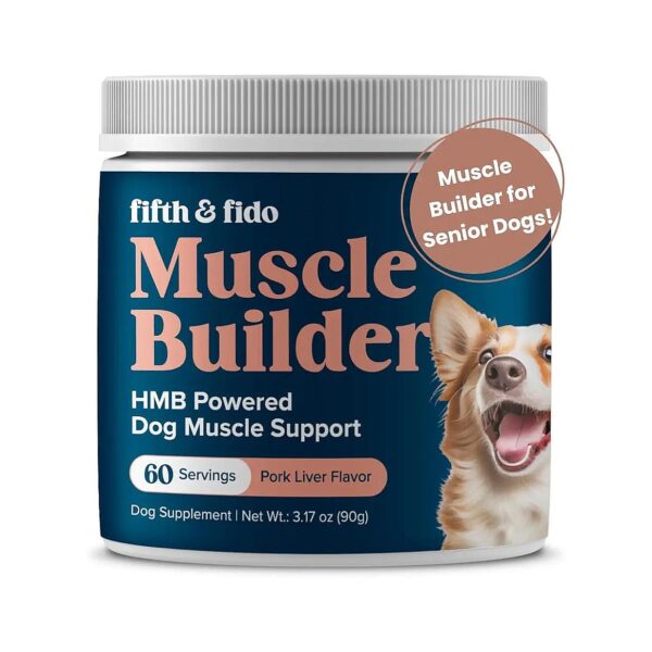 Hmb Muscle Builder for Dogs of All Ages Combats Age-Related Decline