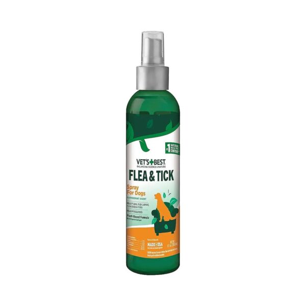 Homeopathic Flea and Tick Treatment Spray for Dogs Made with Essential Oils