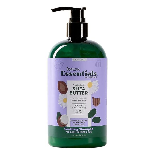 Hydrate and Soothe Dry Skin in Dogs with Shea Butter Shampoo