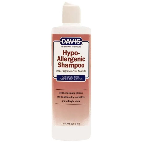 Hypoallergenic Shampoo for All Stages of Pets with Dry, Brittle Coats