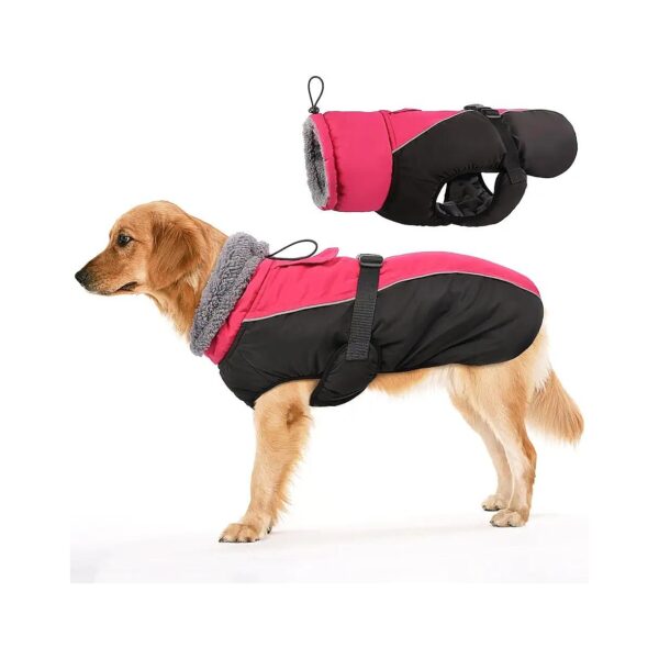 IDOMIK Dog Winter Coat for Small Medium Large Dogs with High Collar