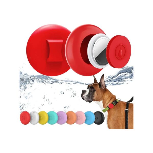 IPX8 Waterproof AirTag GPS Tracker Case for Pet Collars and More