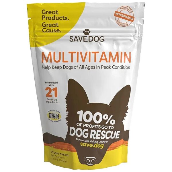 Immunity and Wellness Support for Dogs with Chewable Multivitamin