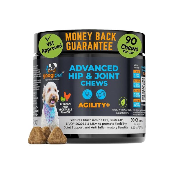 Improve Your Dog's Mobility and Reduce Pain with Our Premium Joint Supplement Soft Chews