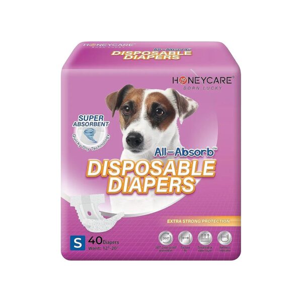 Improved Small Size Female Dog Diapers for Wetness Indicator