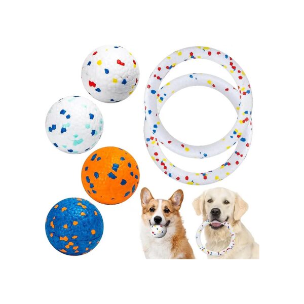 Indestructible Dog Balls for Puppy Fetch and Playtime