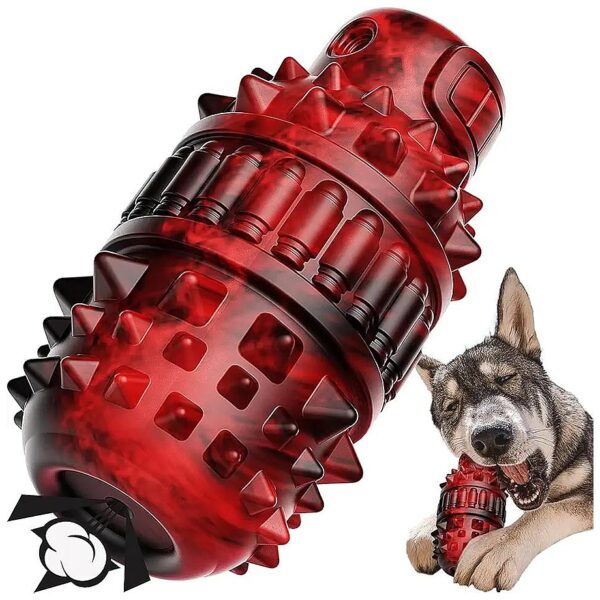 Indestructible Tough Dog Chew Toys for Large Dogs with Squeaky Sounds