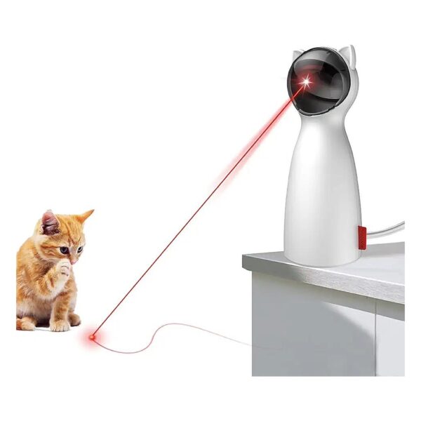 Indoor Cat Toy with Automatic Laser, 5 Adjustable Circles, USB Powered, Free Shipping