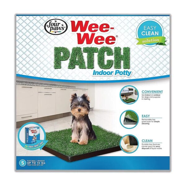 Indoor Outdoor Artificial Grass Dog Potty Patch with Attractant for Small Dogs