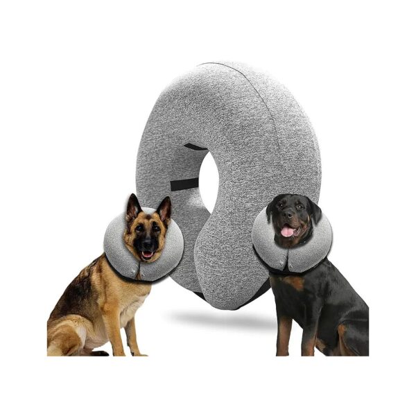 Inflatable Dog Cone for Extra Large Dogs After Surgery Recovery Collar