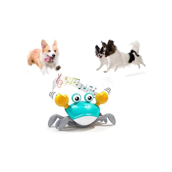 Interactive Dog Toys, Crawling Crab Toys with Music Sounds for Dogs, Cats, and Puppies