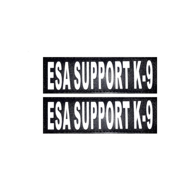 Interchangeable and Removable ESA Patches for Dog Harnesses and Vests