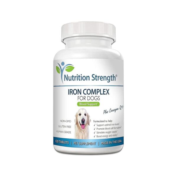 Iron Supplement for Dogs with Anemia to Support Blood Health and Red Blood Cell Formation