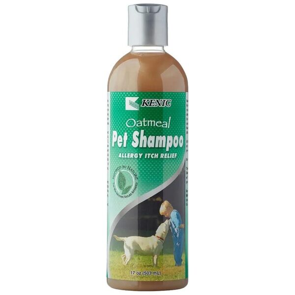 Itchy Skin Relief with Oatmeal Pet Shampoo for Cats and Dogs