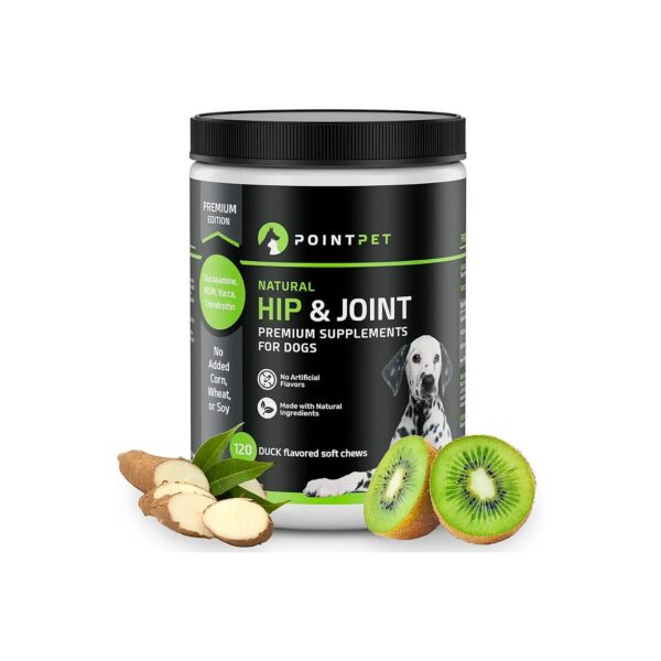 Joint Supplement for Dogs with Glucosamine Omega 3 Vitamin C and E for Healthy Joints